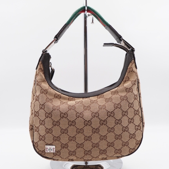 Gucci Handbags - ❌️❌️SOLD❌️❌️CG20 💟 Gucci GG Canvas Small Hobo Sherry Line